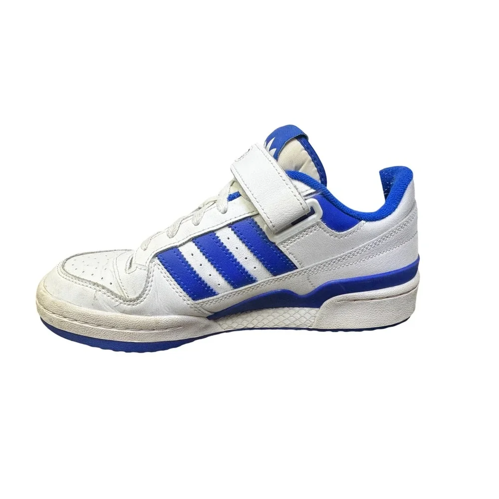 Adidas Forum‎ Low Mens White Royal Blue Retro Basketball Sneakers FY7756 Size 7